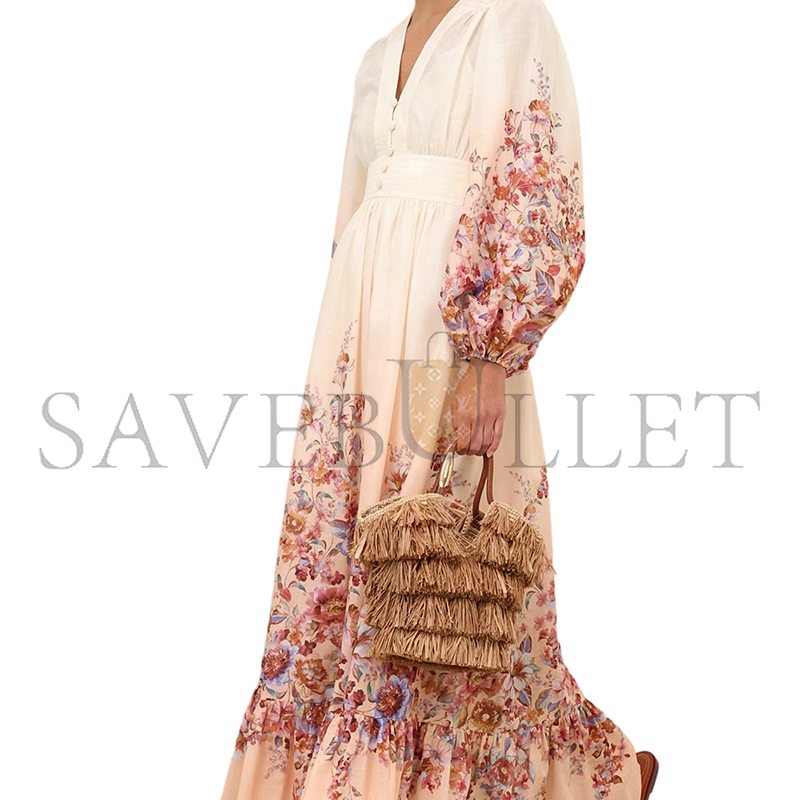 ZIMMERMANN AWAKEN PLUNGE MAXI DRESS 6875DRS261